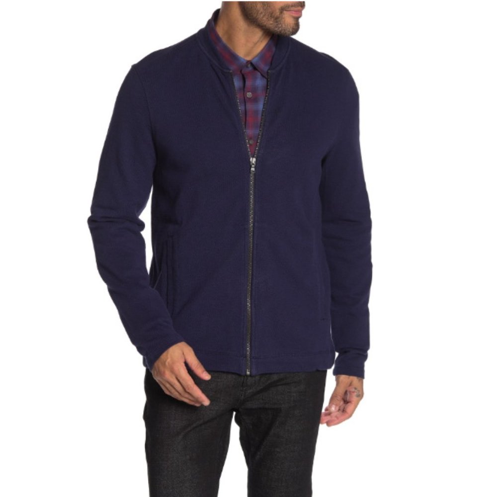 NWOT XL John Varvatos Star USA Zip Up Knit Jacket